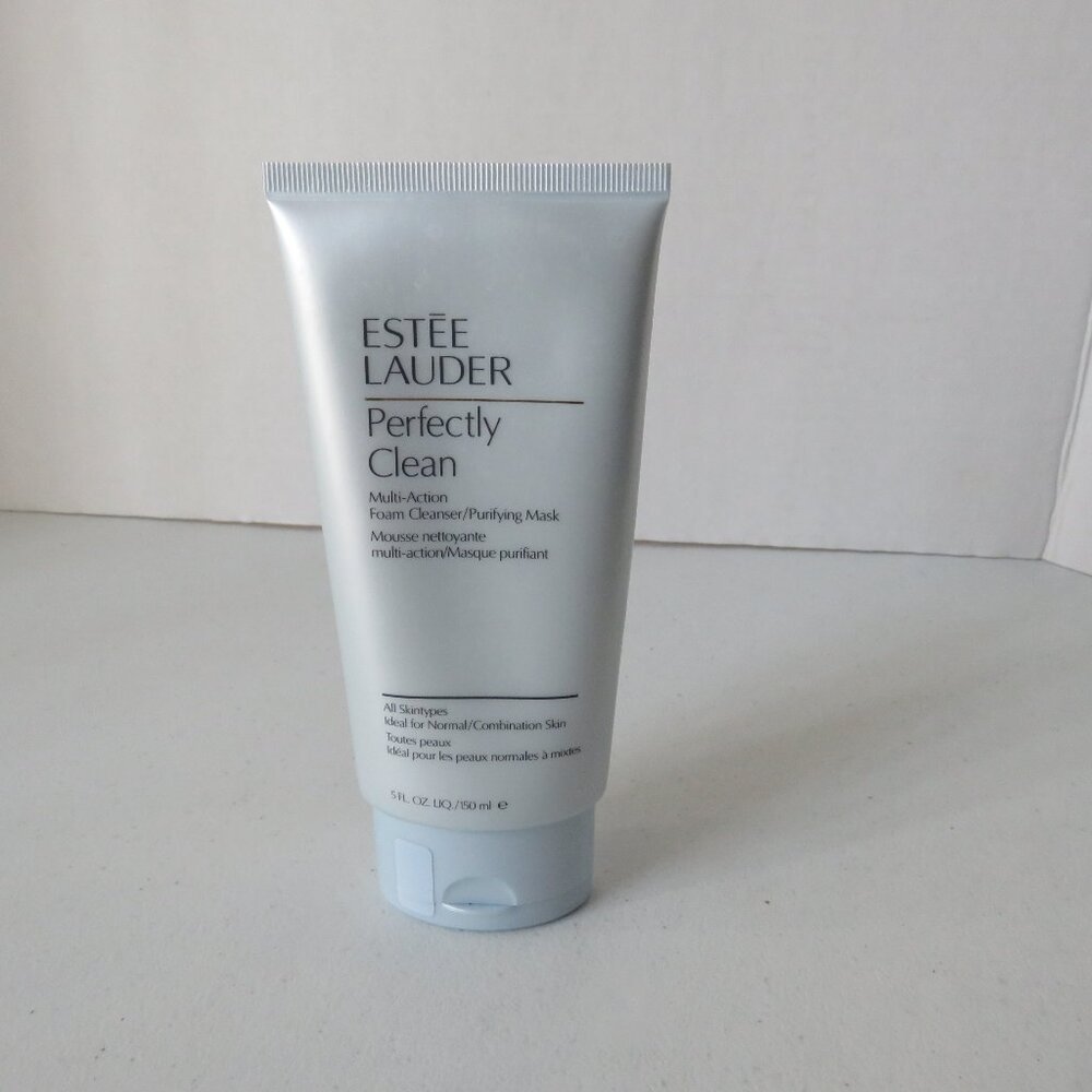 Estee Lauder Perfectly Clean Multi Action Foam Cleanser/Purifying Mask 5 fl oz